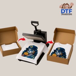 DTF + Heat Press (One or Two Sides)